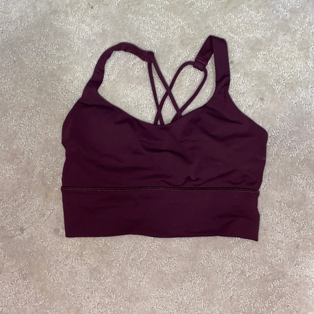 Lululemon maroon, sports bra, size small pick up from house in Phoenix Az